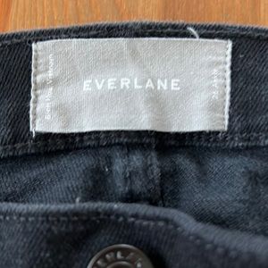 Everlane High-Rise Ankle Length Black Jeans Sz 26